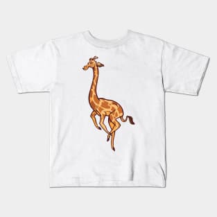 Giraffe lover funny kids Kids T-Shirt